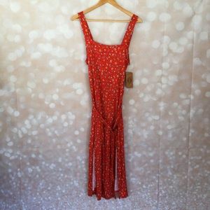 Mason & Belle Red Floral Dress